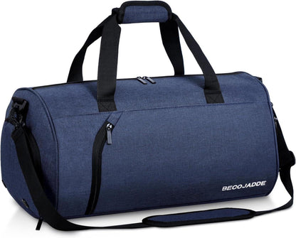 Sporttasche mit Schuhfach & Nassfach, wasserdicht, 35L, Navy Blau