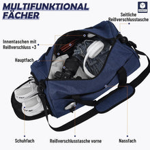 Sporttasche Duffel Bag 35L Navy Blau mit Schuhfach