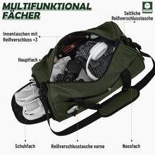 Sporttasche 35L Reisetasche mit Schuh- und
