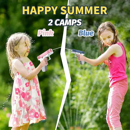 2er Set Mini Wasserpistolen Kinder Wasser Spritzpistole Blau-Small
