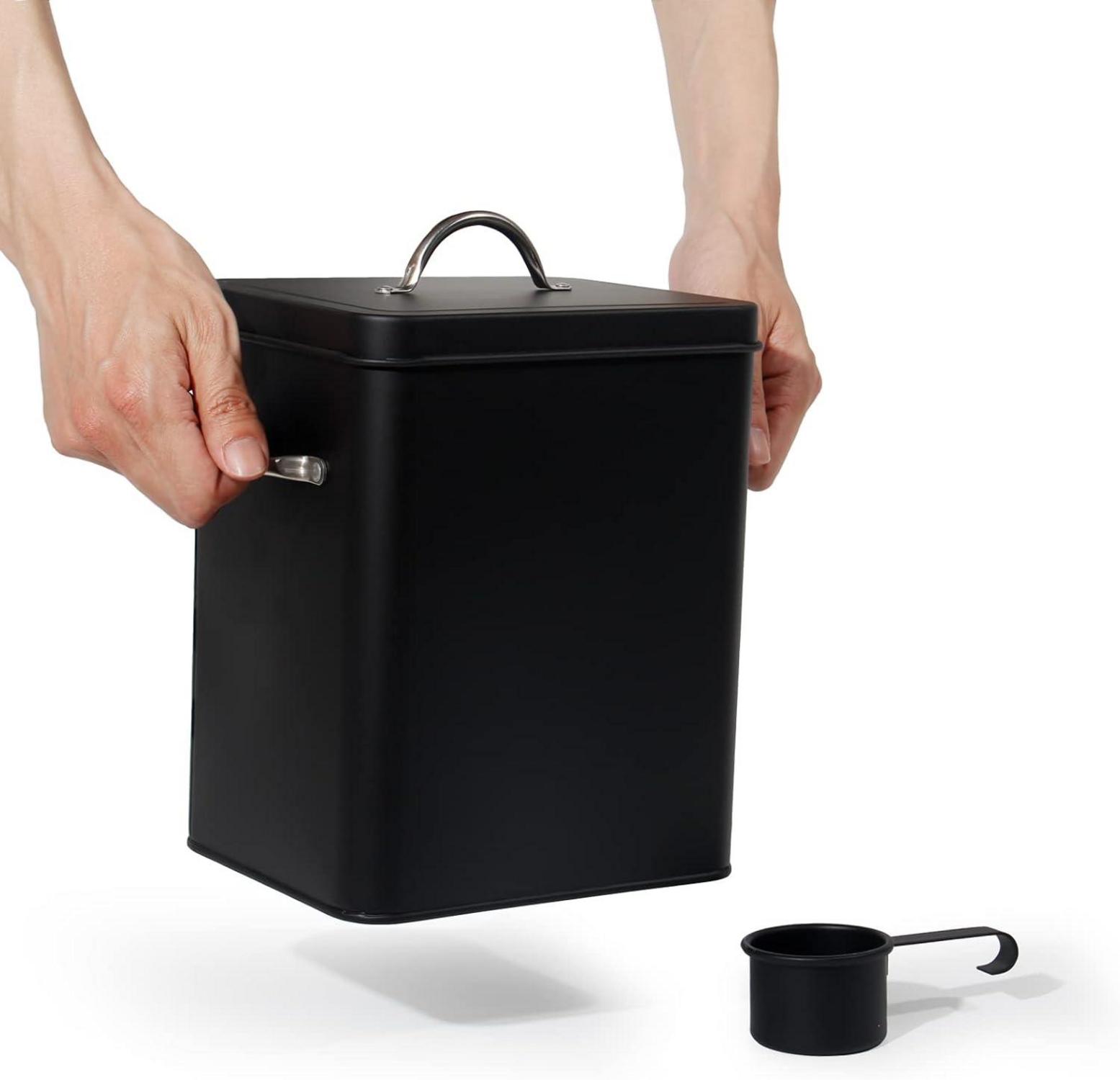 Aufbewahrungsbox 6.5L Metall, Waschpulver Box, Hundefutter