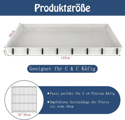 Wasserdichte Meerschweinchenkäfig-Unterlage Oxford-Stoff XL