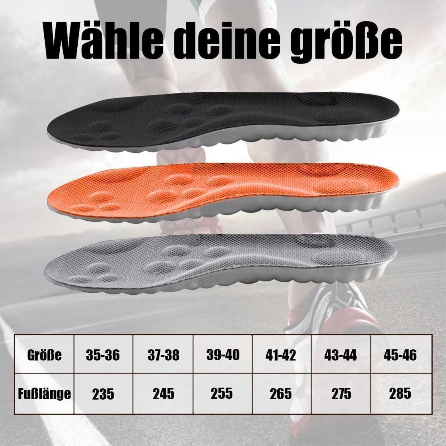 Orthopädische Einlegesohle für Herren