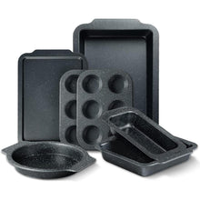 Granit Antihaft Backformen Set 7-teilig - Backbleche für