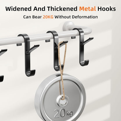 Metall Haken für Rundheizkörper, Badezimmer Handtuchhaken 4er Set