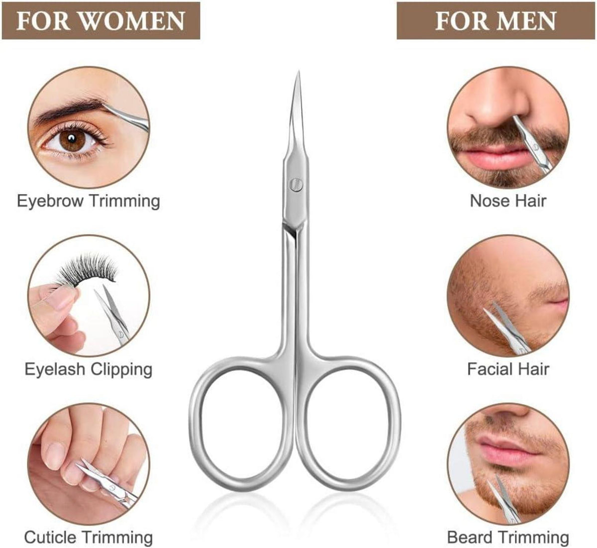 Hautschere Nagelhautzange aus Edelstahl Fingernägel Fuß Skin scissors