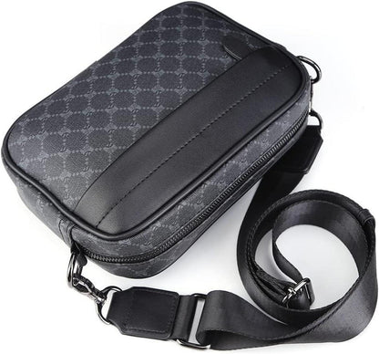 Herren Umhängetasche PU Leder Messenger Schultertasche 270 * 160 * 60mm