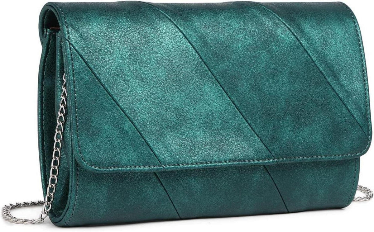 Stylische Damen Clutch Schultertasche groß Party Hochzeit