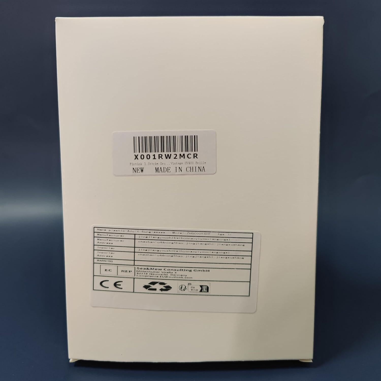 3er Set Große Damen Sonnenbrillen Polarisiert UV400 Schutz