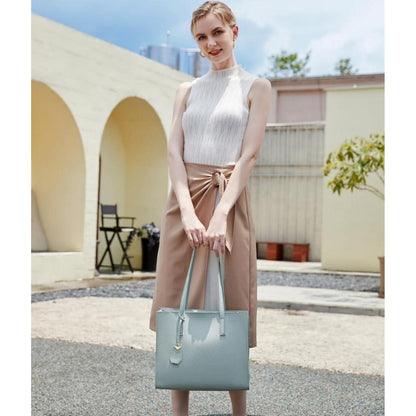 Große Damen Handtasche Shopper Schultertasche Leder