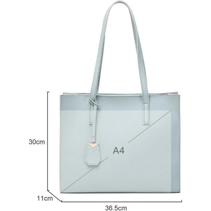Große Damen Handtasche Shopper Schultertasche Leder