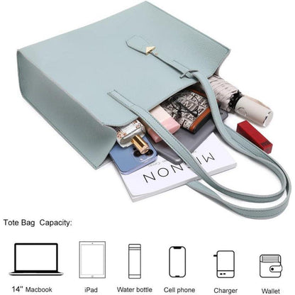 Große Damen Handtasche Shopper Schultertasche Leder