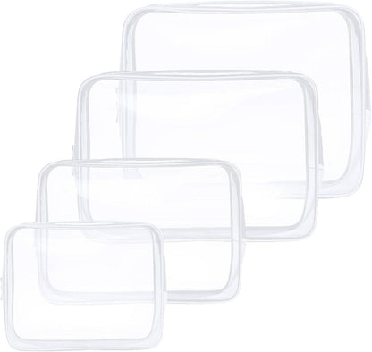 Transparente Kulturtaschen-Set für