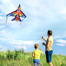 2er Pack Regenbogen Fighter Flugzeugdrachen - Für Kinder und