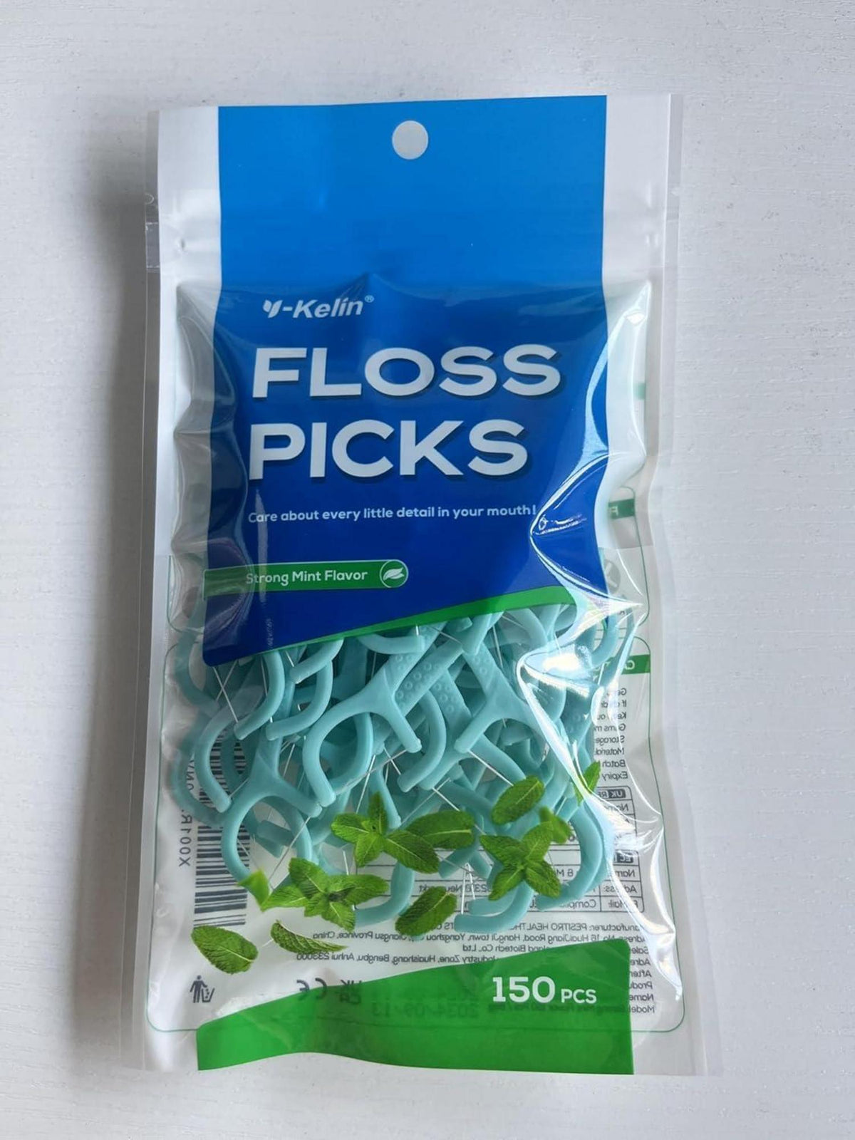 150 Zahnseide Sticks Minzgeschmack Backenzähne Zahnreinigung Mundpflege