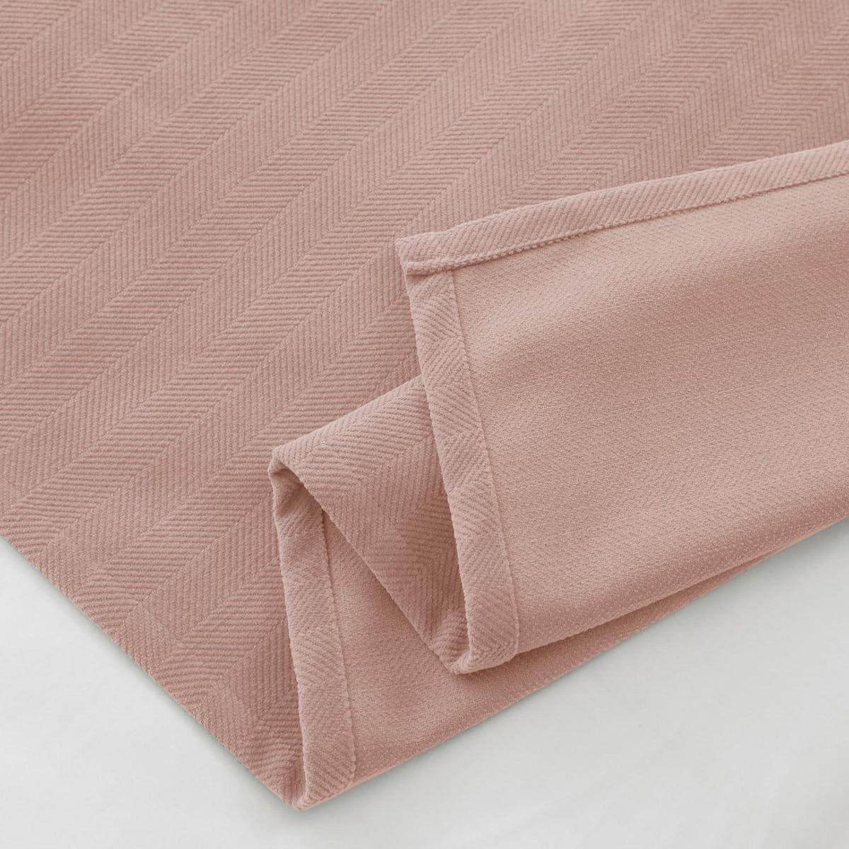 Bettläufer Chenille Koralle Rosa 260x50cm Modern