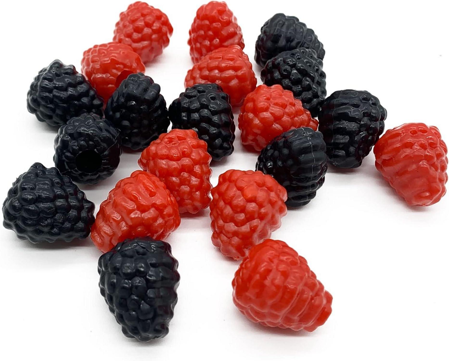 Simulation Himbeere PVC Obst Deko Kunstobst 20 Stück