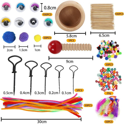 Kastanienbohrer Set 326-teilig – DIY Herbstbasteln für Kinder