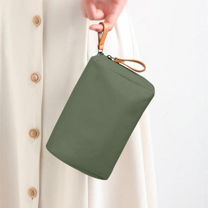 Kleine Kosmetiktasche Damen Make-up Tasche Organizer Grün