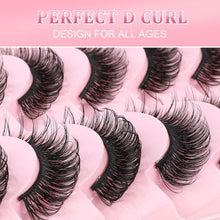 3D Cateye Wimpern Set | 10 Paar D Curl False Eyelashes