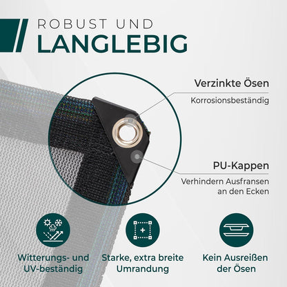 Feinmaschiges Anhängernetz 3x5m mit Gummizug – Ladungssicherung