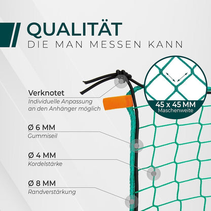 Anhängernetz 3,5x7m – DEKRA geprüft, reißfest & wetterfest