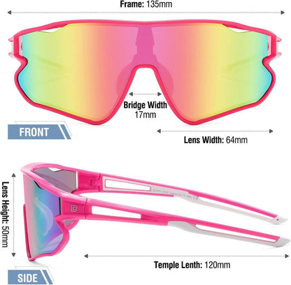 DUCO Kinder Sport Sonnenbrille Baseball Jugend UV400 DK268