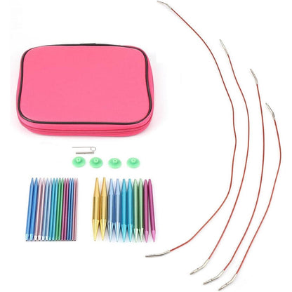 Buntes Rundstricknadel Set – Austauschbar & Mit Aufbewahrungsbox
