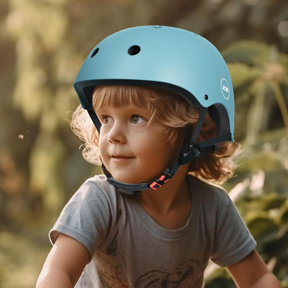 XJD Kinder Jugend Fahrradhelm Multisport Mädchen Jungs Blau M 55-57cm