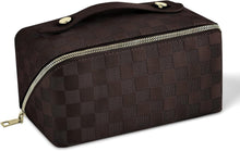 Reise Kosmetiktasche PU Leder Make-up Tasche Große Kapazität