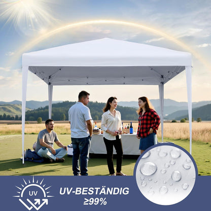 3x3 Faltpavillon Wasserdicht – Partyzelt für Garten & Events
