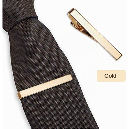 2x Krawattenklammer Set Herren – Silber & Gold | Geschenkidee