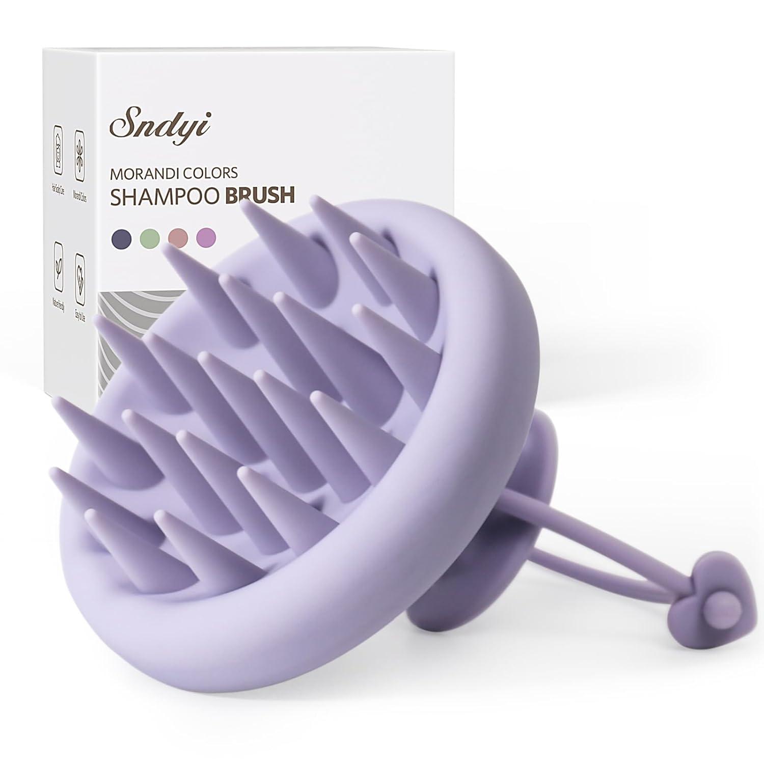 Silikon Kopfhaut Massagebürste Shampoo Bürste Haarpflege Spa