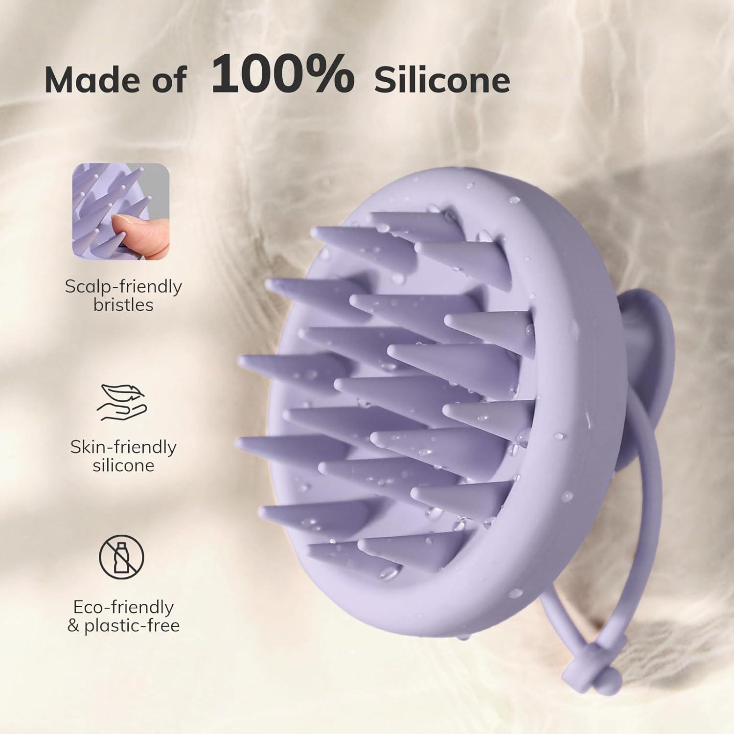Silikon Kopfhaut Massagebürste für Peeling und