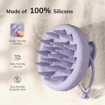 Silikon Kopfhaut Massagebürste für Peeling und