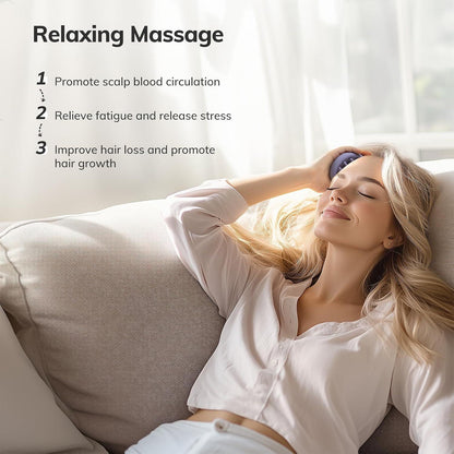 Silikon Kopfhaut Massagebürste Shampoo Bürste für Peeling Kopfmassage