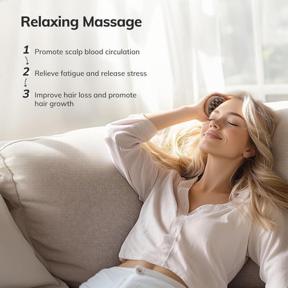 Silikon Kopfhaut Massagebürste Shampoo Bürste Peeling Kopfmassage