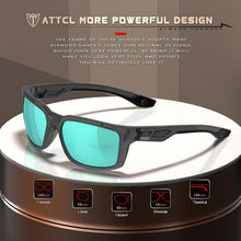 Polarisierte Sonnenbrille Herren Sportbrille TR90 Rahmen