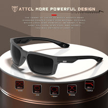 ATTCL Herren Polarisierte Sportsonnenbrille TR90 Rahmen