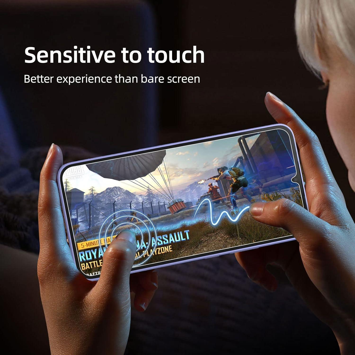 Panzer Schutz Glas Samsung Galaxy A34 5G - 3er Set - 9H Härte - HD