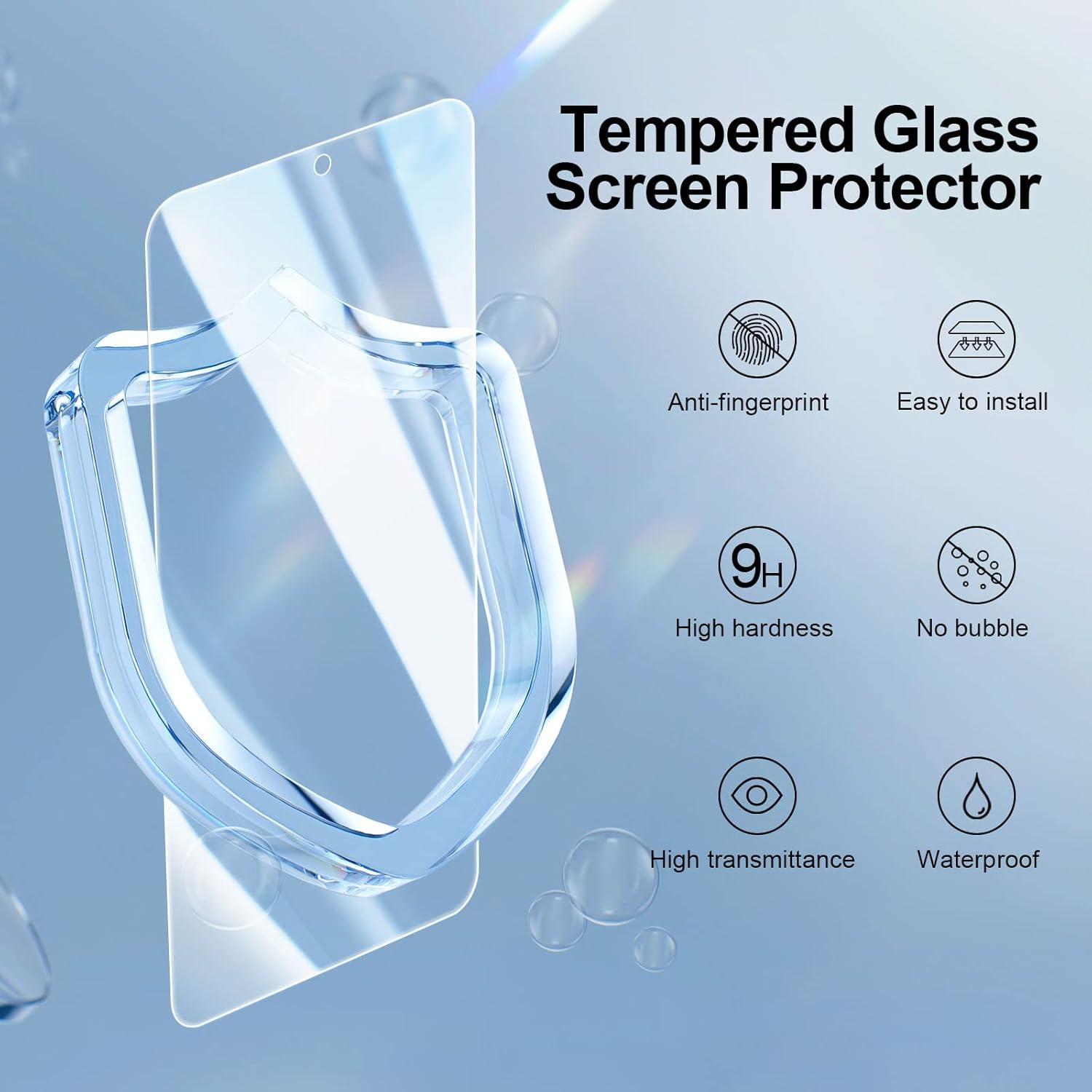 Panzer Schutz Glas für Xiaomi Redmi Note 12 5G 4G 3 Stück 9H Härte