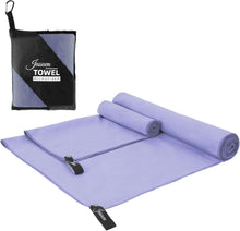 Mikrofaser Handtuch Set Sporthandtuch Reisehandtuch Strandtuch 2 Stück
