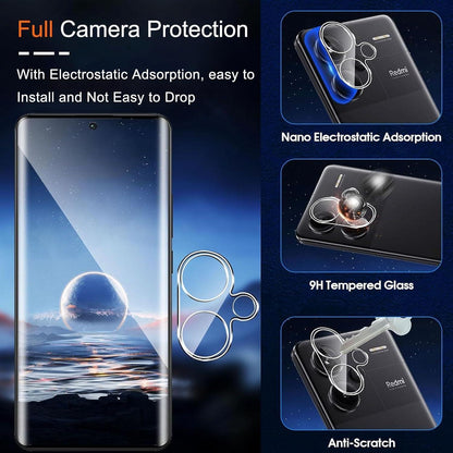Wayneer Sichtschutz Panzerglas Schutzfolie Xiaomi Redmi Note