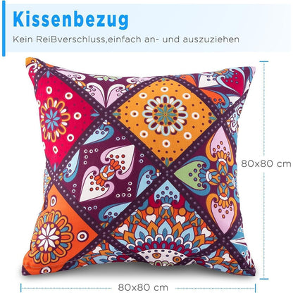Bettwäsche-Set 220x240 cm Baumwolle Renforcé Bunt Böhmen Paisley