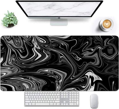 Gaming Mauspad XXL Flüssigmetall 900 x 400 mm vernähten