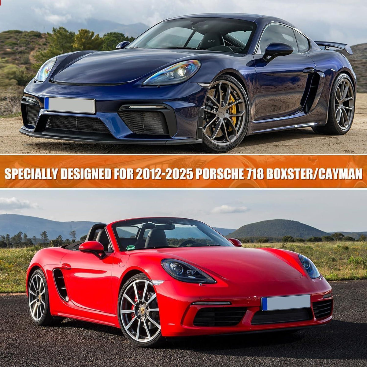 Wasserdichte Autoabdeckung für Porsche 718 Boxster/Cayman