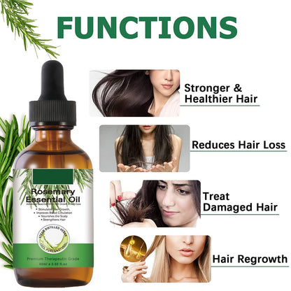 Rosmarinöl Haare 60ml Ätherisches Öl Wachstum für Haare