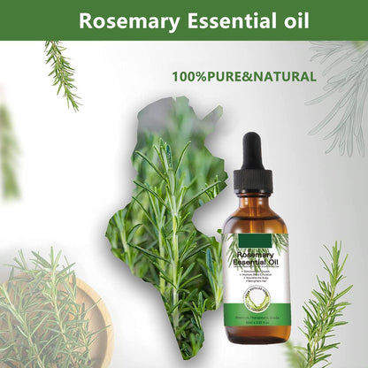 Rosmarinöl Haare 60ml Ätherisches Öl Wachstum für Haare