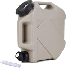 Tragbarer Wasserkanister mit Hahn und Griff, BPA-frei 10L Transparent
