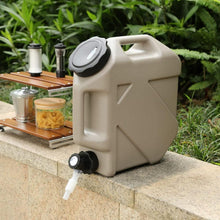 Tragbarer Wasserkanister mit Hahn 10L BPA-frei Transparent